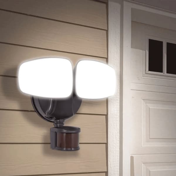 Euri Lighting LED 35W Outdoor Security Light, 3 Color Selectable, Motion & Photocell Sensor, Wet Rated ESFL-35W110 - main